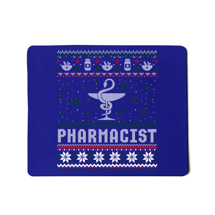 Pharmacy Student Pharmacist Ugly Christmas Xmas Sweater Gift Mousepad