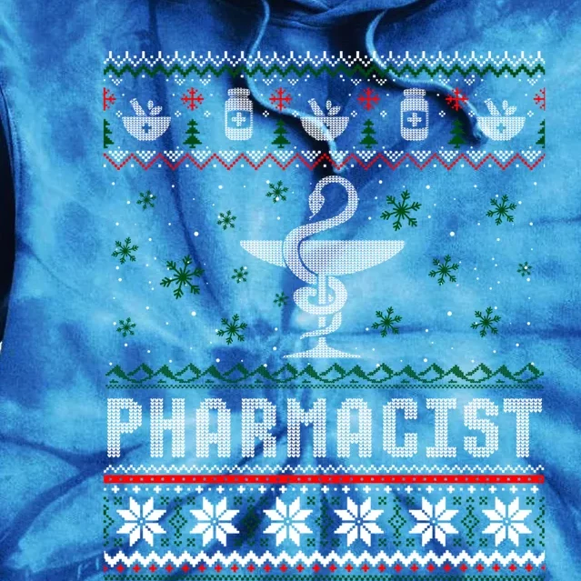 Pharmacy Student Pharmacist Ugly Christmas Xmas Sweater Gift Tie Dye Hoodie