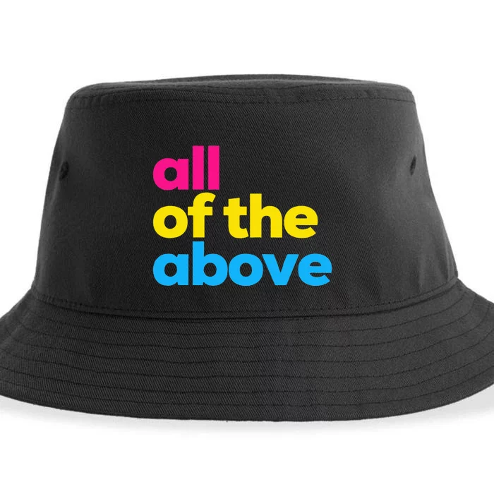 Pansexual Subtle Pan All Of The Above Lgbtq Pride Month Sustainable Bucket Hat