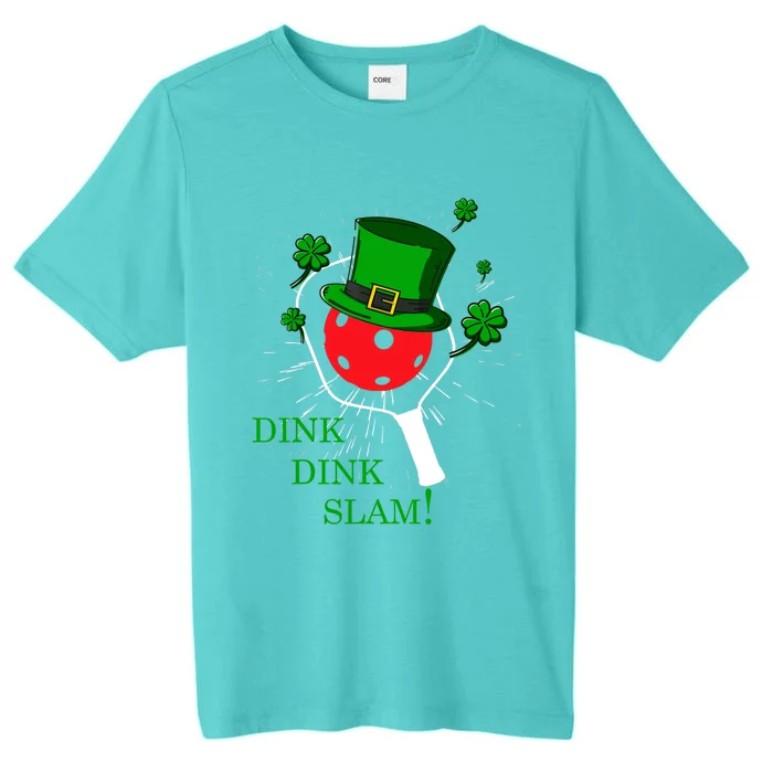 Pickleball St Patricks Day Leprechaun Dink Dink Slam ChromaSoft Performance T-Shirt