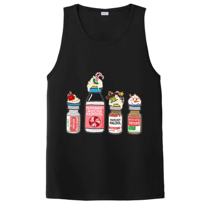 Pumpkin Spice Propofol Ativan Haldol Halloween Nurse Er Ed Cute Gift Performance Tank