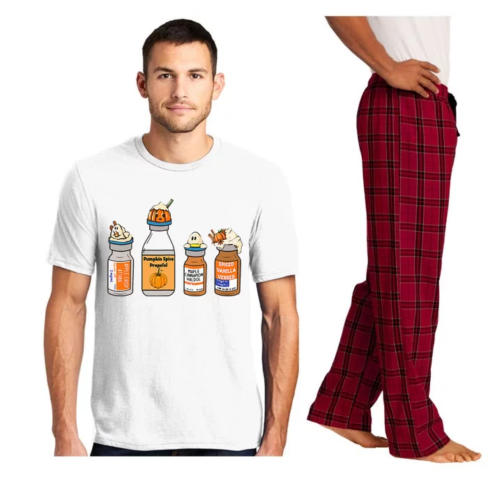 Pumpkin Spice Propofol Ativan Versed Haldol Nurse Halloween Pajama Set