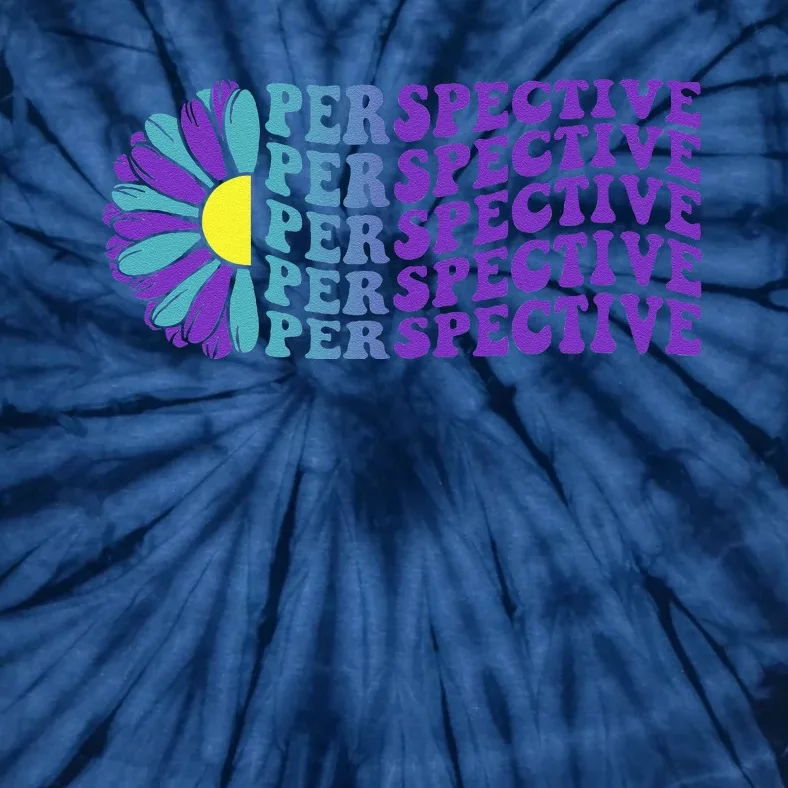 Perspective Suicide Prevention Awareness Sunflower Tie-Dye T-Shirt