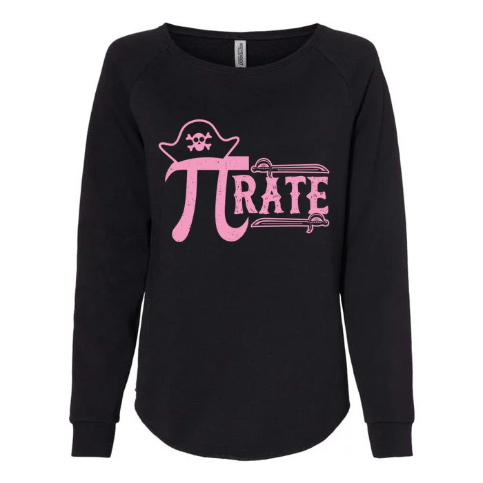 Pi Symbol Pirate National Pi Day Funny Hat Math Teacher Nerd Gift Womens California Wash Sweatshirt