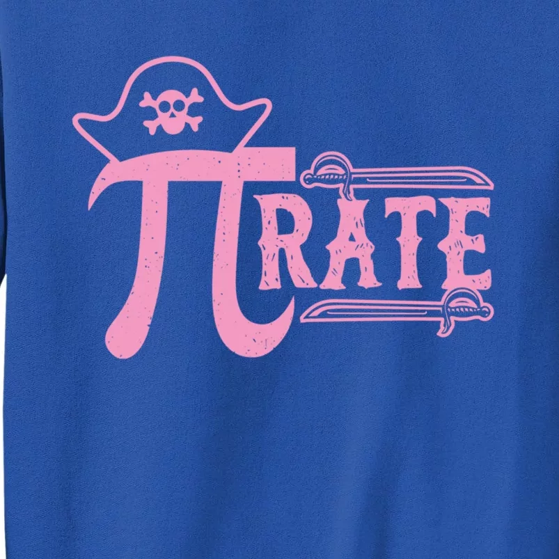 Pi Symbol Pirate National Pi Day Funny Hat Math Teacher Nerd Gift Tall Sweatshirt