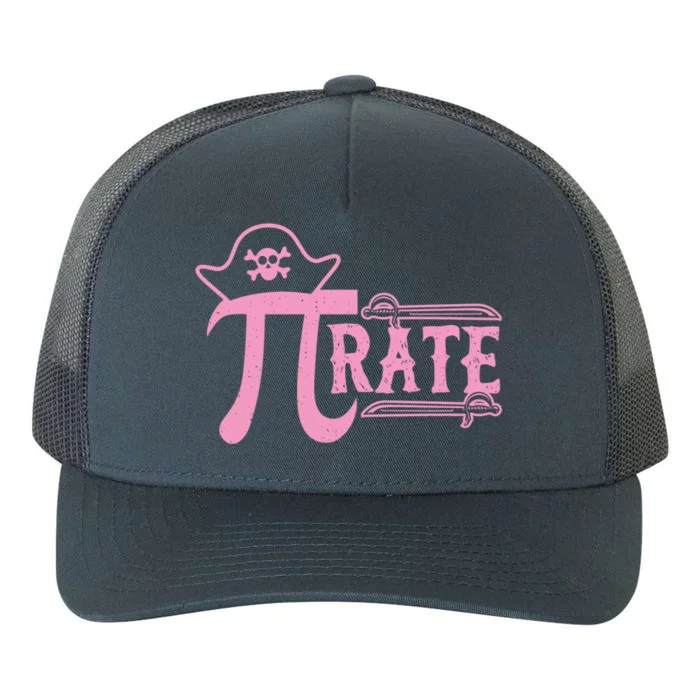 Pi Symbol Pirate National Pi Day Funny Hat Math Teacher Nerd Gift Yupoong Adult 5-Panel Trucker Hat