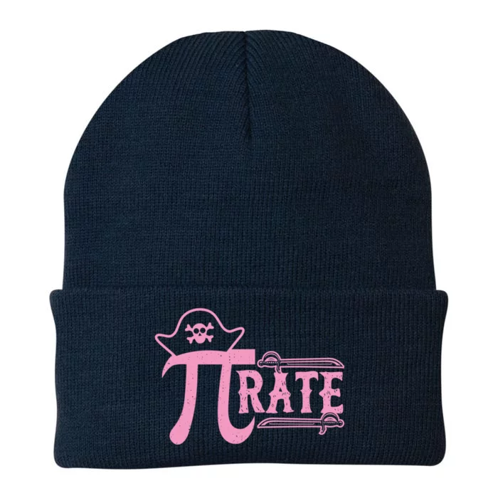 Pi Symbol Pirate National Pi Day Funny Hat Math Teacher Nerd Gift Knit Cap Winter Beanie