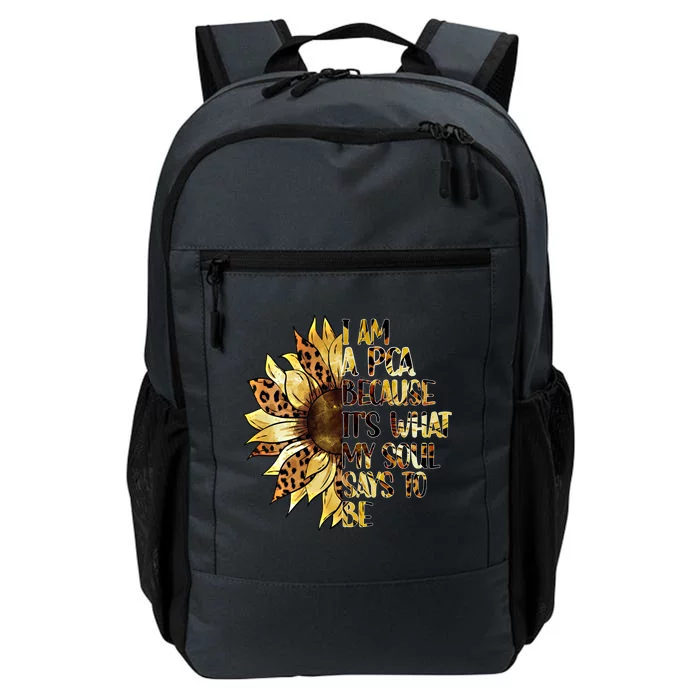 Pca Sunflower Patient Care Assistant Pca Nurse Medical Great Gift Daily Commute Backpack