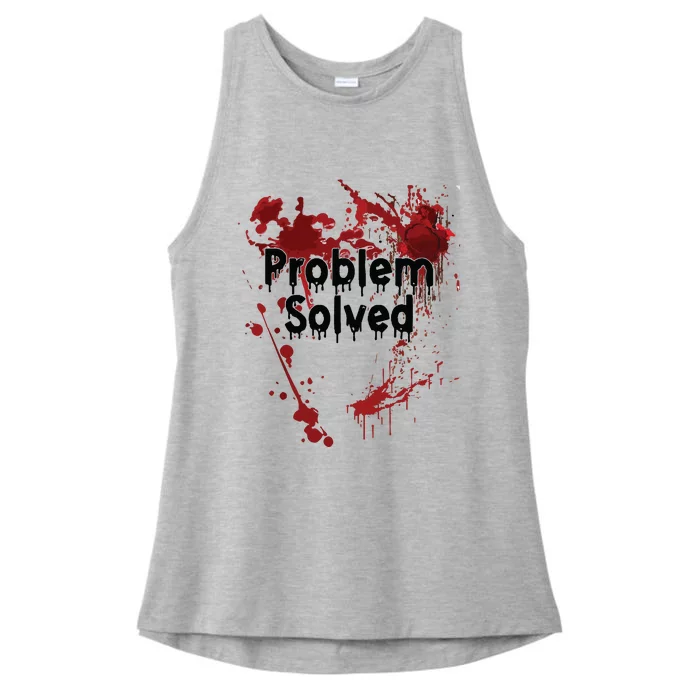 Problem Solved Ladies Tri-Blend Wicking Tank