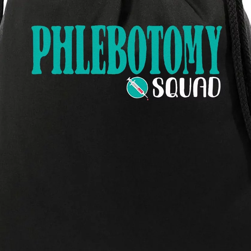 Phlebotomy Squad Phlebotomist Phlebotomy Drawstring Bag