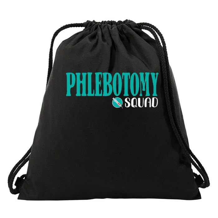 Phlebotomy Squad Phlebotomist Phlebotomy Drawstring Bag