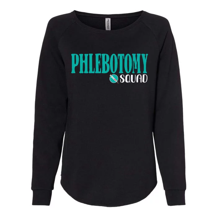 Phlebotomy Squad Phlebotomist Phlebotomy Womens California Wash Sweatshirt