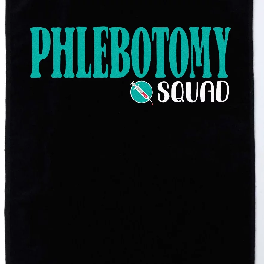 Phlebotomy Squad Phlebotomist Phlebotomy Platinum Collection Golf Towel