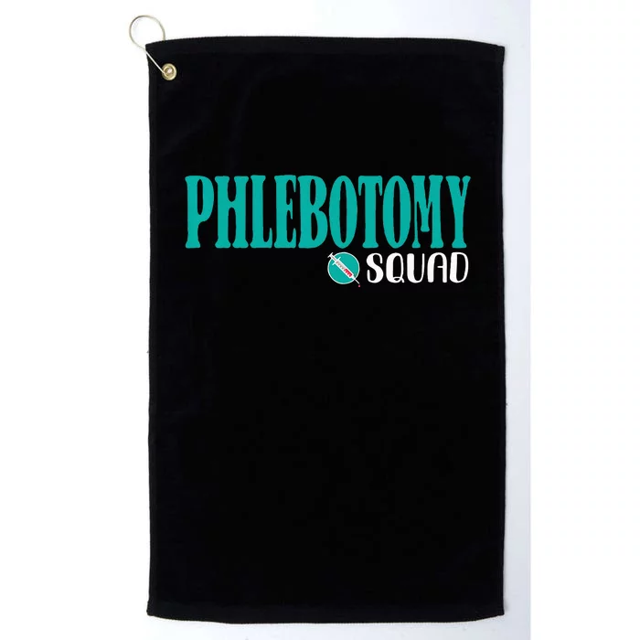 Phlebotomy Squad Phlebotomist Phlebotomy Platinum Collection Golf Towel