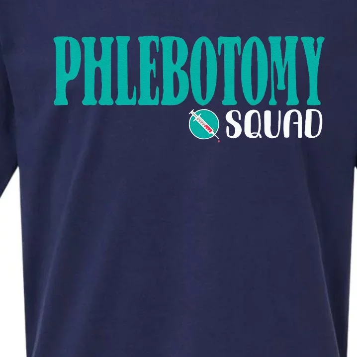 Phlebotomy Squad Phlebotomist Phlebotomy Sueded Cloud Jersey T-Shirt