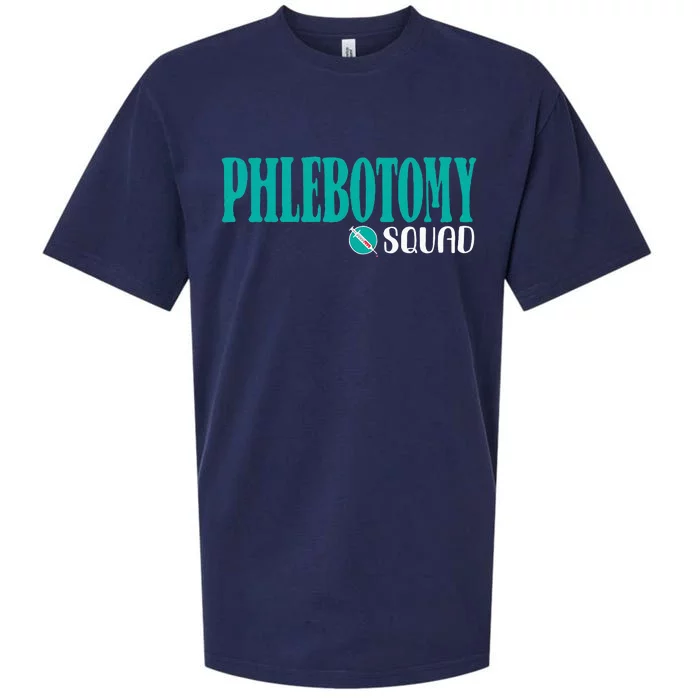 Phlebotomy Squad Phlebotomist Phlebotomy Sueded Cloud Jersey T-Shirt