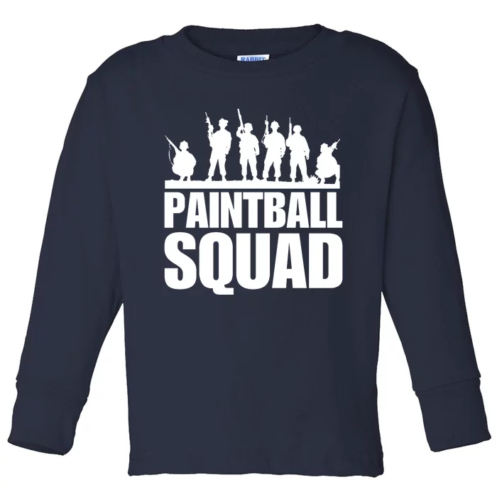 Paintball Squad Toddler Long Sleeve Shirt