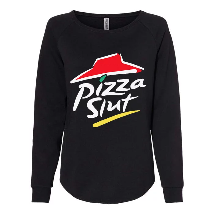 Pizza Slut Pepperoni Cheese Slice Womens California Wash Sweatshirt