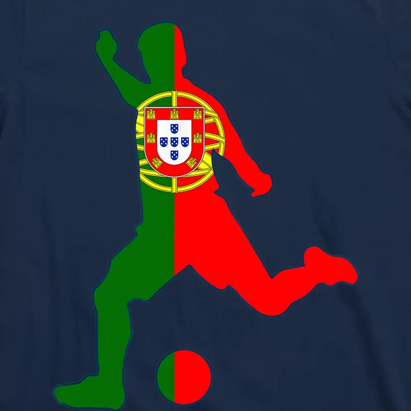 Portugal Soccer Player Portuguese Flag Football T-Shirt