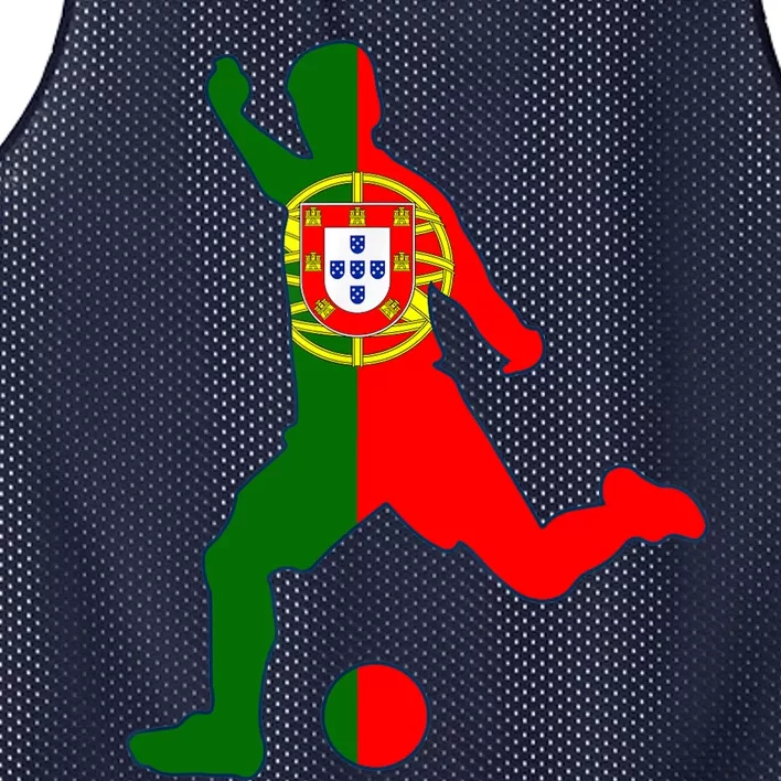 Portugal Soccer Player Portuguese Flag Football Mesh Reversible Basketball Jersey Tank