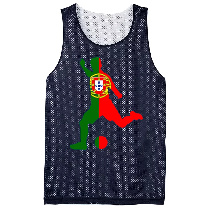 Portugal Soccer Player Portuguese Flag Football Mesh Reversible Basketball Jersey Tank