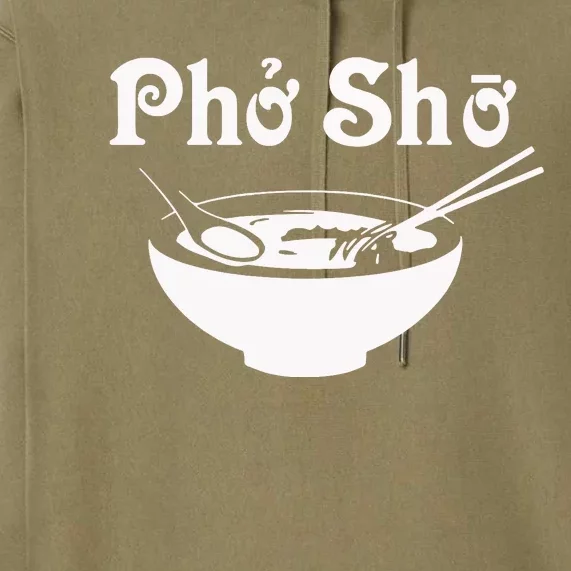 Pho Sho Present Foodie Soup Vietnamese Viet Asian Food Bow Premium Hoodie