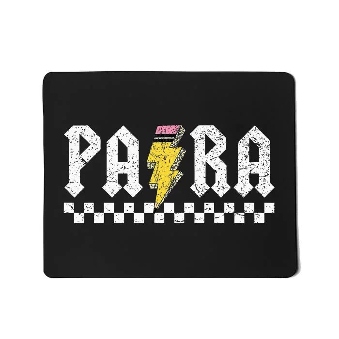 Para Squad Paraprofessional Para Teacher Mousepad