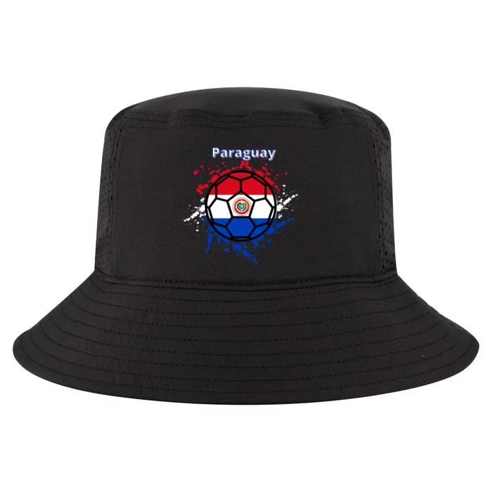 Paraguay Soccer Paraguayan Flag Futbol Fan Jersey Cool Comfort Performance Bucket Hat