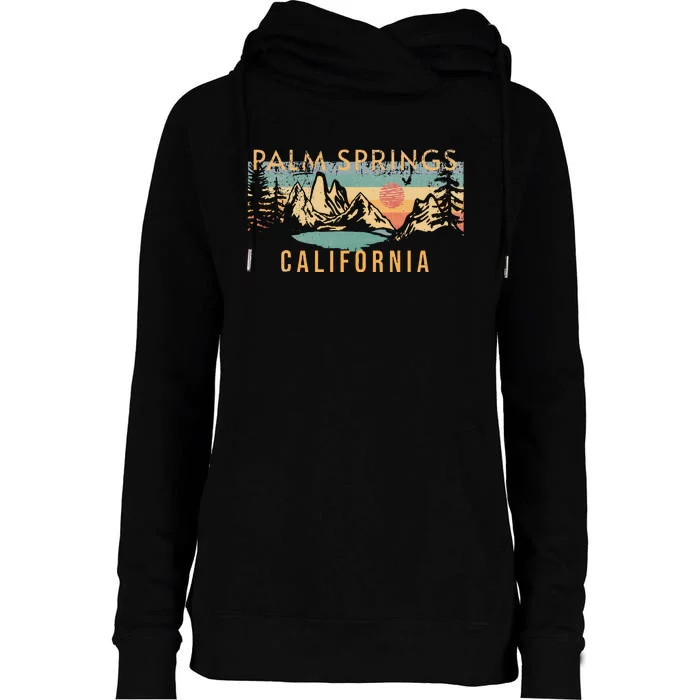 Palm Springs Womens Funnel Neck Pullover Hood