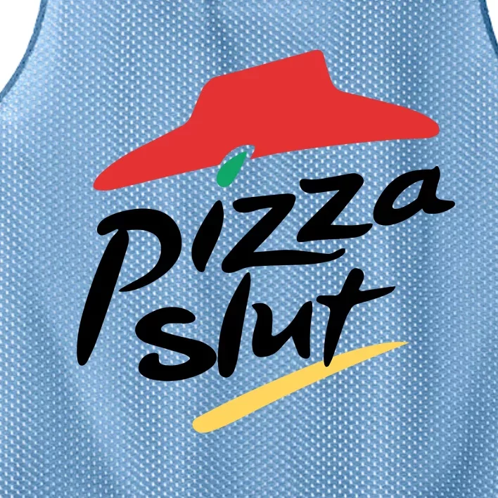 Pizza Slut Parody Funny Pizza Hut Mesh Reversible Basketball