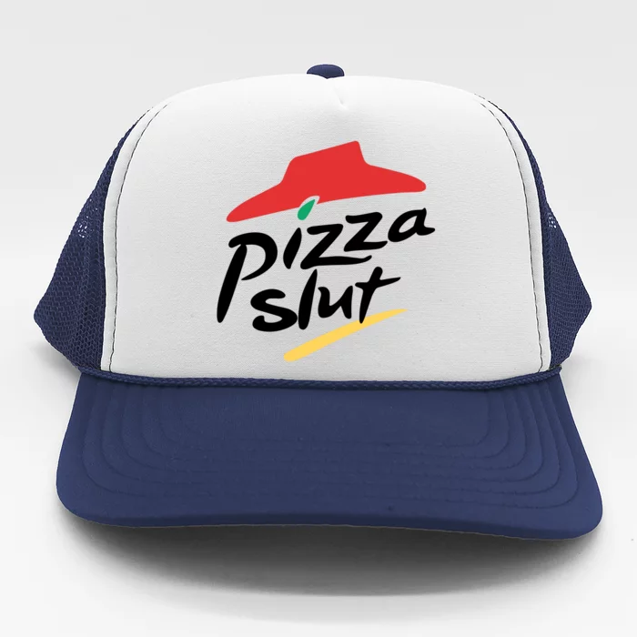 Pizza Slut Parody Funny Pizza Hut Trucker Hat