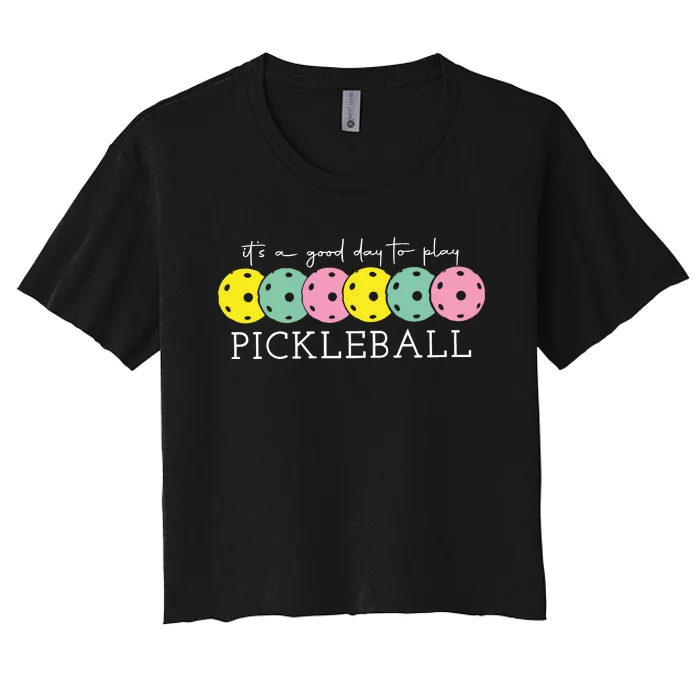 Pickleball Sport Women's Crop Top Tee