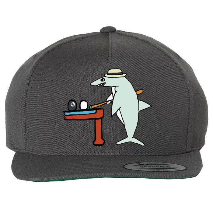 Pool Shark Wool Snapback Cap