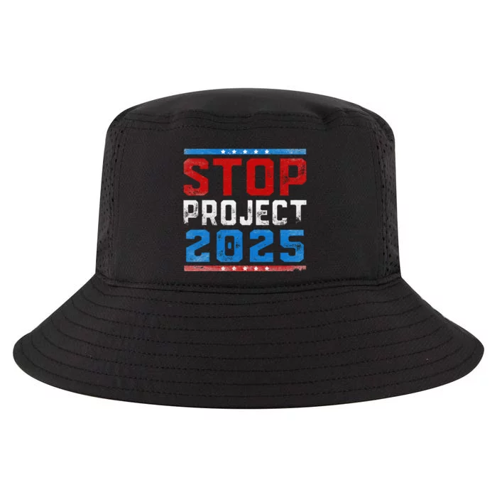 Prodemocracy Stop Project 2025 Presidential Election 2024 Cool Comfort Performance Bucket Hat