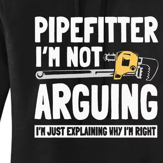 Pipefitter Steamfitter Plumber Tradesman Piping System Women's Pullover Hoodie