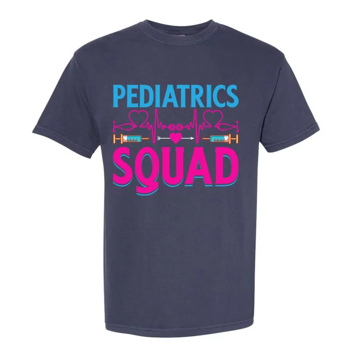 Pediatric Squad Pediatrics Nurse Peds Pt Gift Garment-Dyed Heavyweight T-Shirt