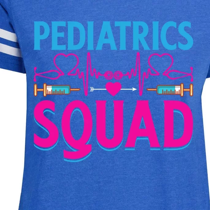 Pediatric Squad Pediatrics Nurse Peds Pt Gift Enza Ladies Jersey Football T-Shirt