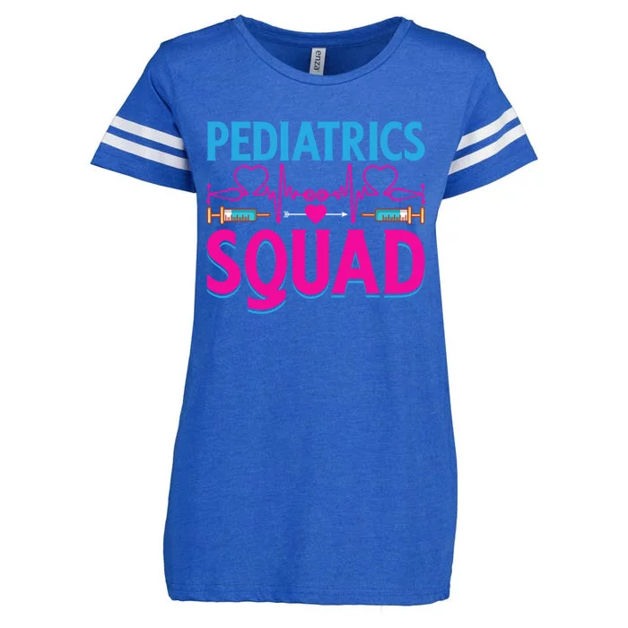 Pediatric Squad Pediatrics Nurse Peds Pt Gift Enza Ladies Jersey Football T-Shirt