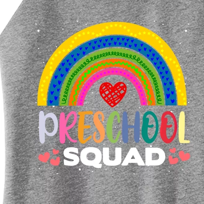 Preschool Squad Pregiftkindergarten Teacher Student Preschooler Great Gift Women’s Perfect Tri Rocker Tank