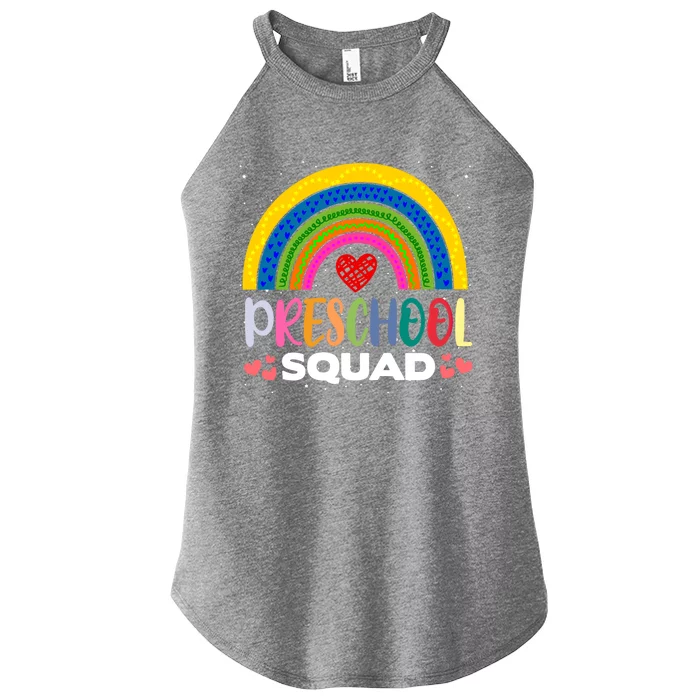 Preschool Squad Pregiftkindergarten Teacher Student Preschooler Great Gift Women’s Perfect Tri Rocker Tank