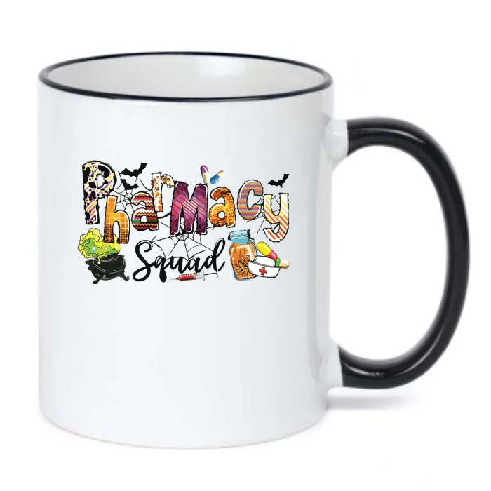 Pharmacy Squad Pills Funny Halloween Costume Pharmacist Black Color Changing Mug