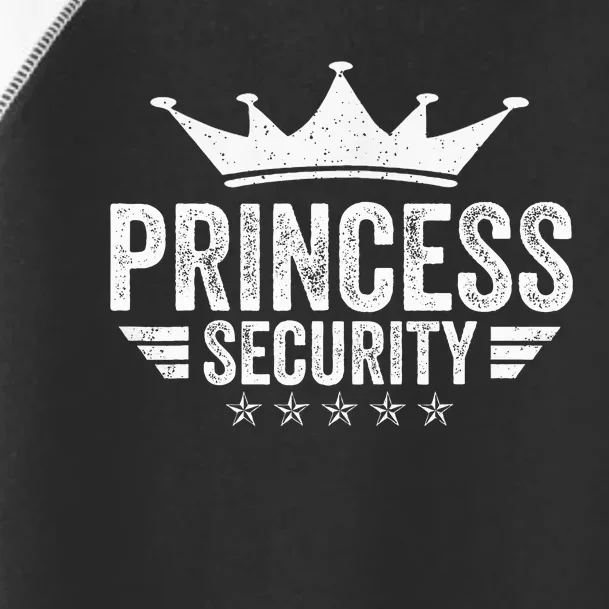 Princess Security Parents Dads Moms Funny Halloween Costume Toddler Fine Jersey T-Shirt