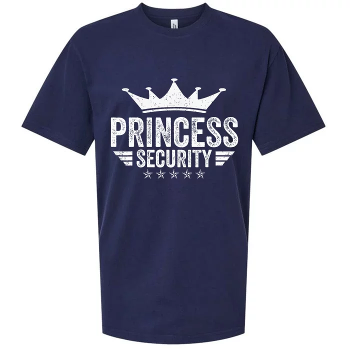 Princess Security Parents Dads Moms Funny Halloween Costume Sueded Cloud Jersey T-Shirt