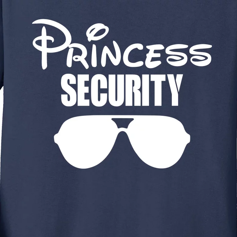 Princess Security Kids Long Sleeve Shirt