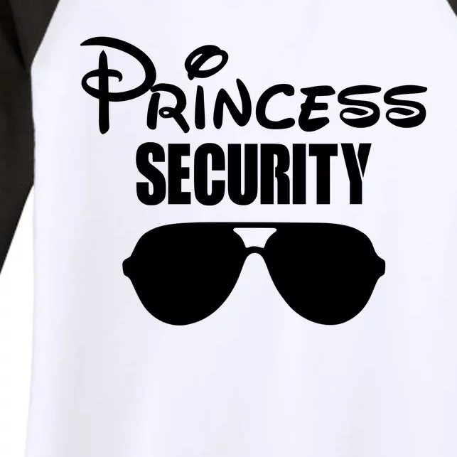 Princess Security Women's Tri-Blend 3/4-Sleeve Raglan Shirt