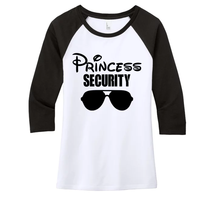 Princess Security Women's Tri-Blend 3/4-Sleeve Raglan Shirt