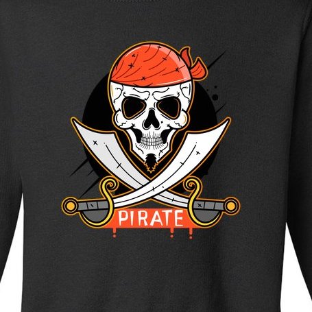 Pirate Skull Toddler Sweatshirt