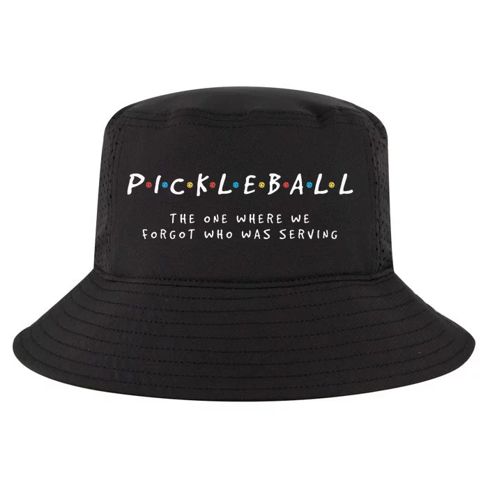 Pickleball S Pickleball Forgot Whos Serving Cool Comfort Performance Bucket Hat