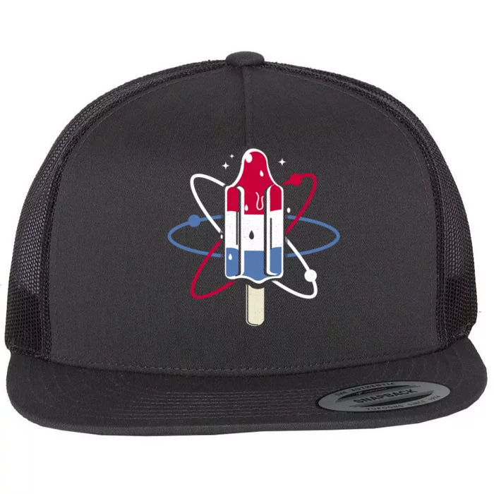 Popsicle Science Flat Bill Trucker Hat