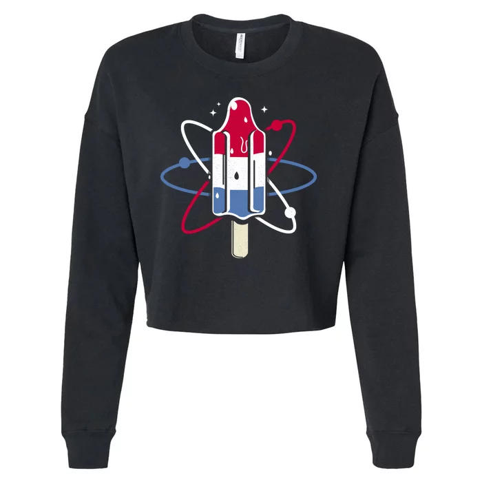 Popsicle Science Cropped Pullover Crew